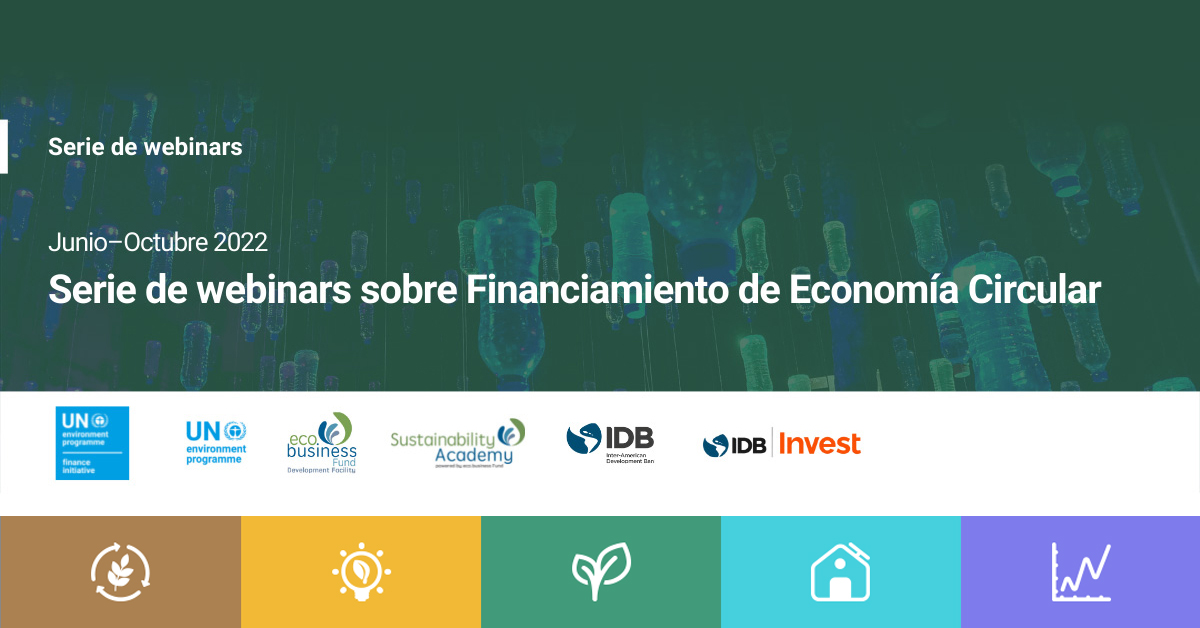 The Circular Economy as a key element in the race to Net Zero | Webinar Series on Financing the Circular Economy
